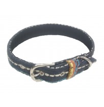 Super Dog Nylon Collar With Velvet 0.5 Inch